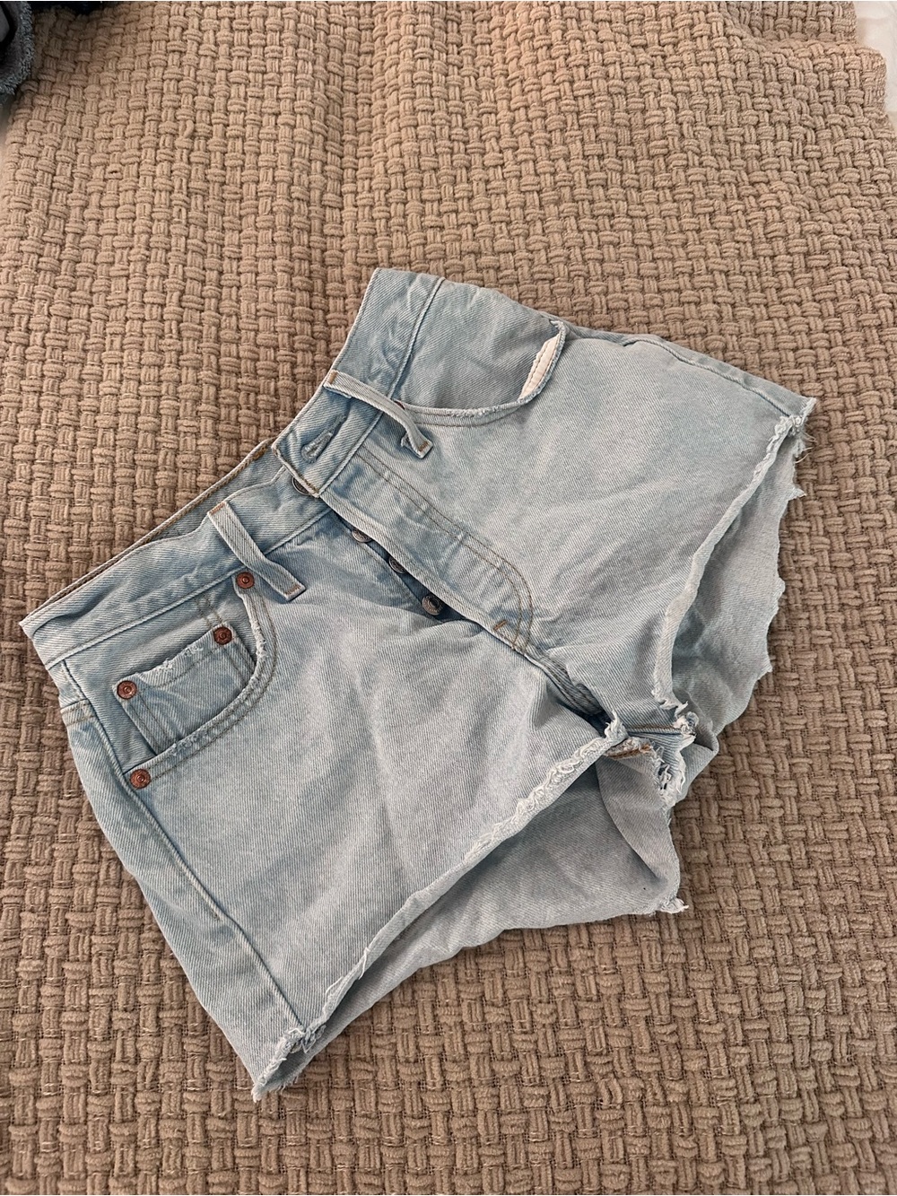 Levi’s Light Blue Denim Shorts